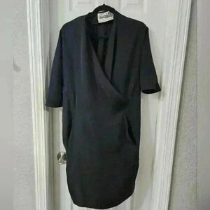 Rogan Kimono Faux Wrap Blousy Dress